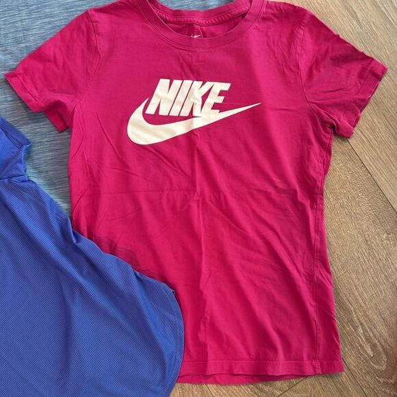 ((4 PIECE)) NIKE UNDER ARMOUR NEW BALANCE SHORT SLEEVE TEE BUNDLE CASUAL GYM SM - Picture 3 of 6